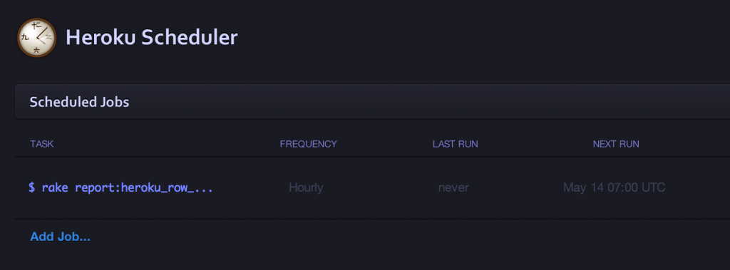 Heroku Scheduler